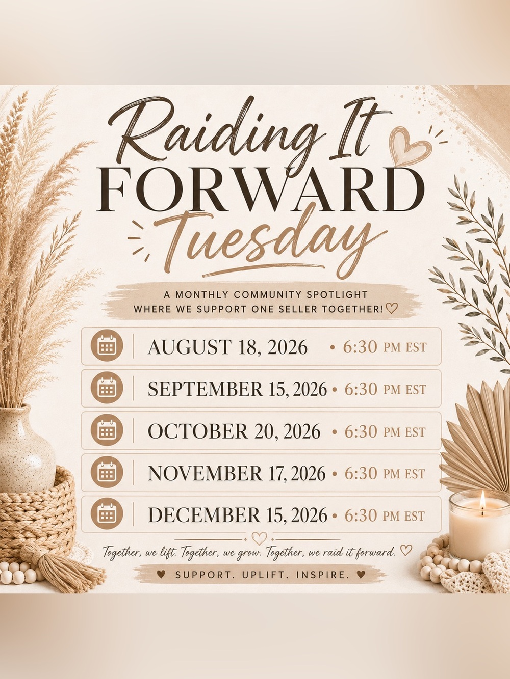 Raid It Forward Tuesday 🌸 NEXT RAID: 8/18 @ 6:30 pm EST - Picture 2 of 2